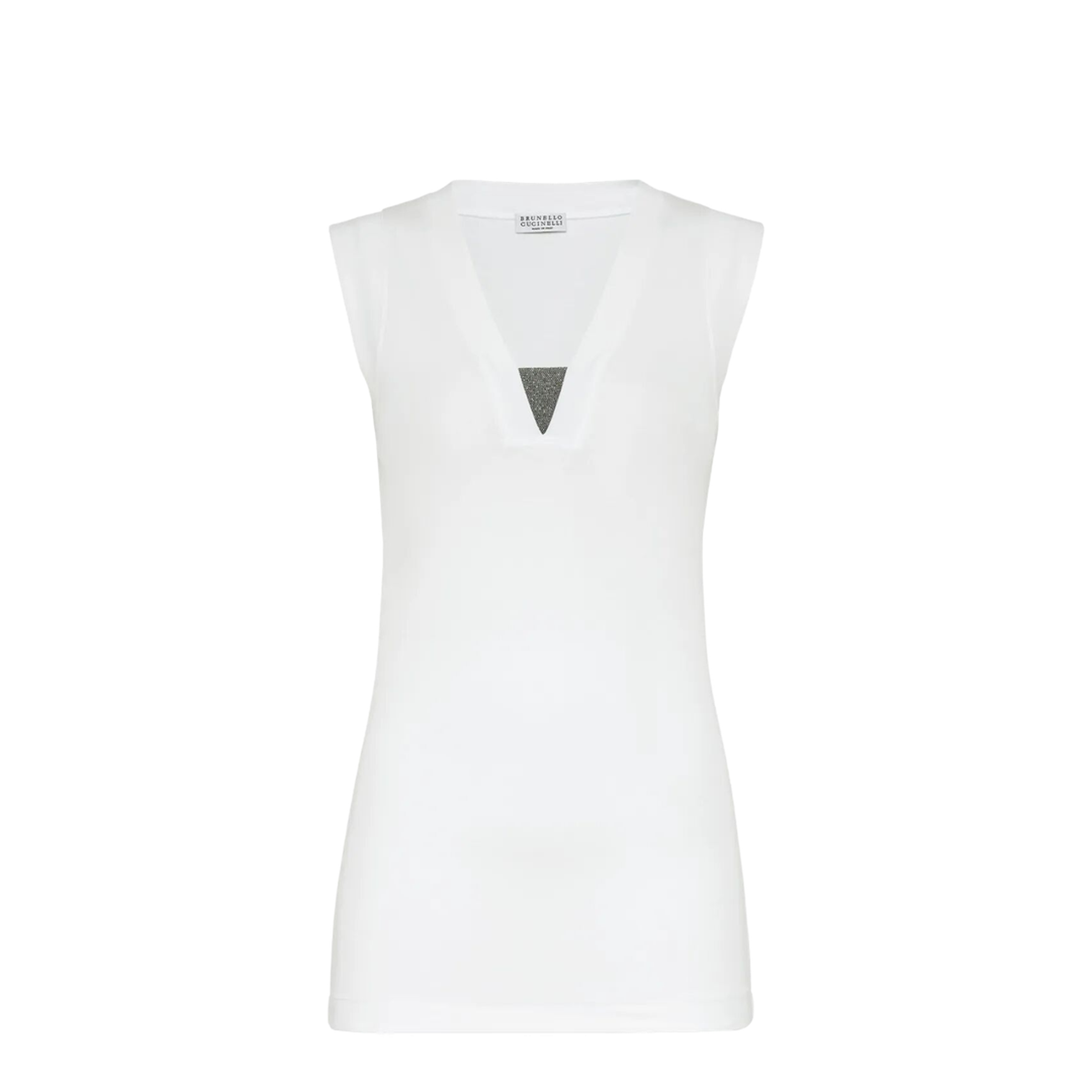 MAYFEYR - Brunello Cucinelli - Stretch Cotton Jersey Tank Top With Precious Faux-Layering - M0TC8EL672