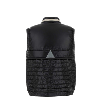 Black Nylon Gumiane Down Jacket