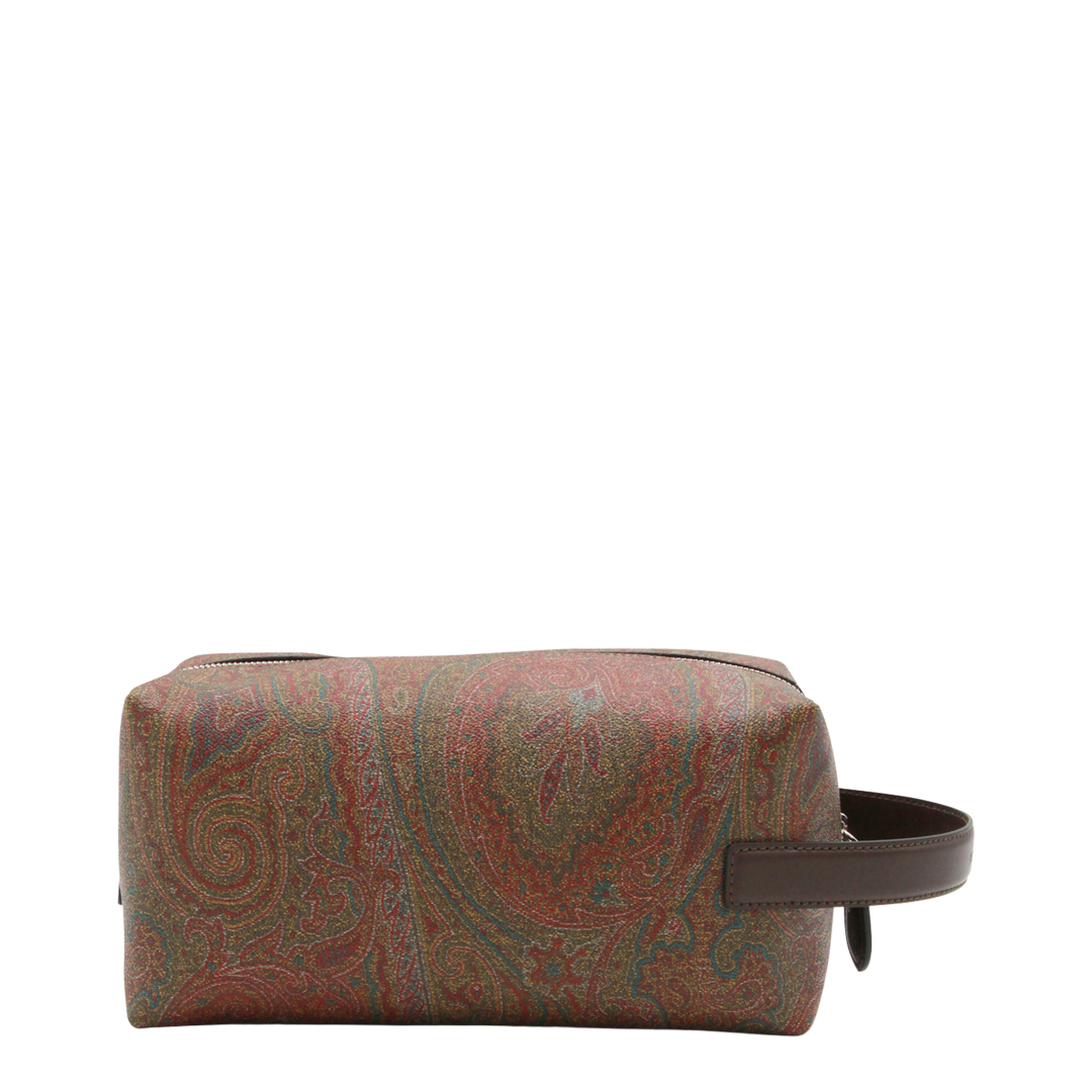 Arnica Medium Paisley Jacquard Pouch - Brown