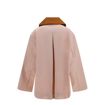 MAYFEYR - Ganni - Twill Jacket With Suede Details - A1010227