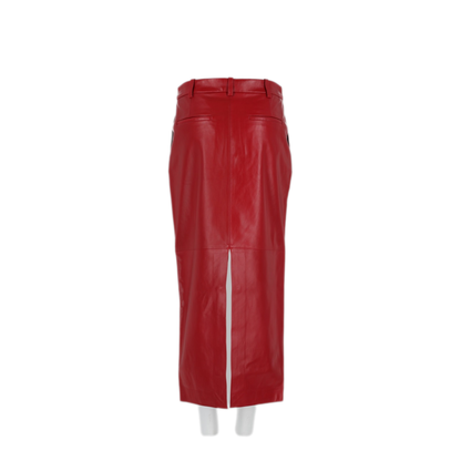 Lambskin Leather Skirt