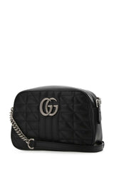 GG Marmont Small Shoulder Bag, Silver Hardware