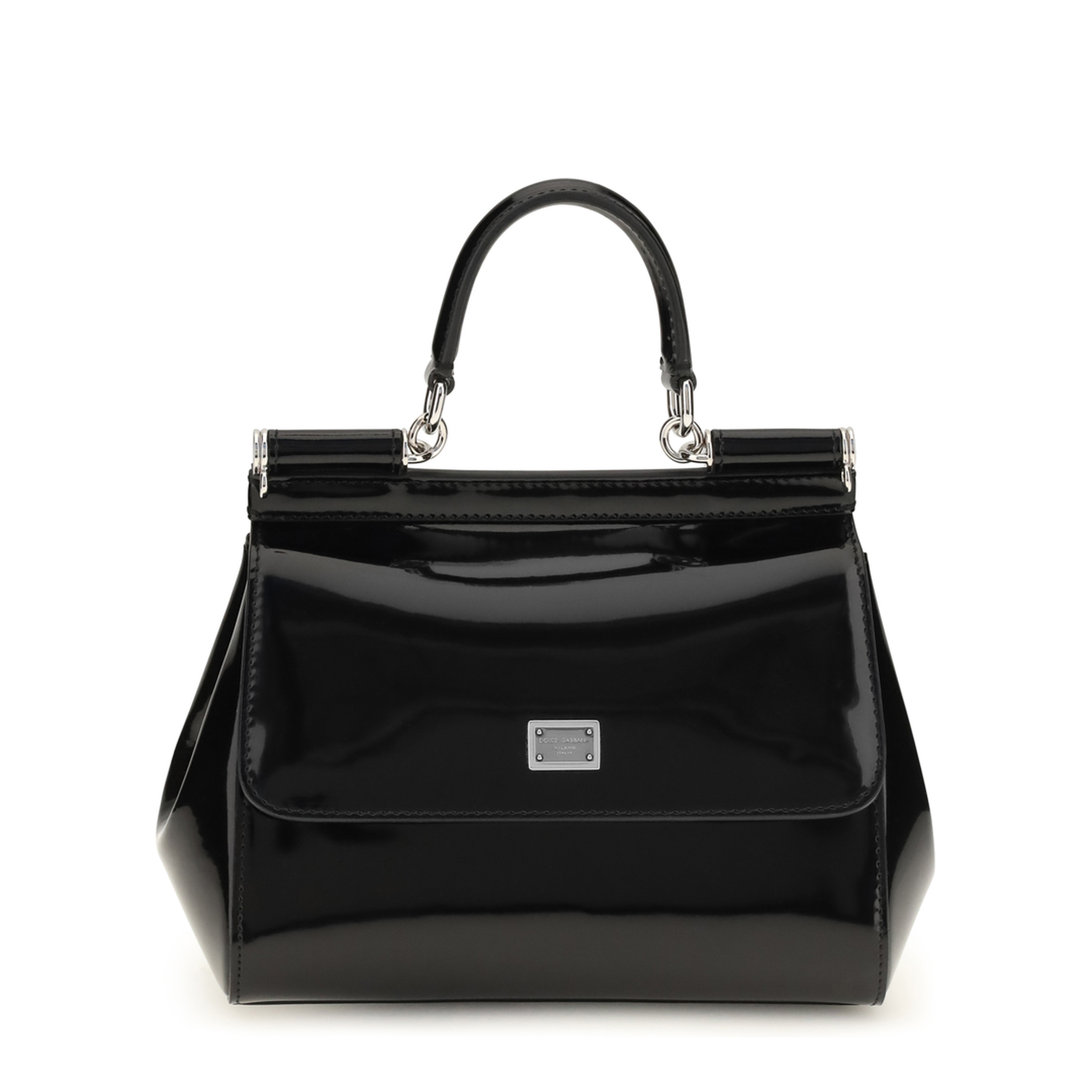 MAYFEYR - Dolce & Gabbana - Small Sicily Glossy Calfskin Handbag - BB6003AI413