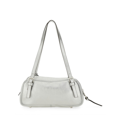 Bowling Tag Shoulder Bag Silver