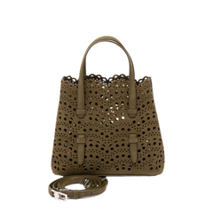Mina 20 Calfskin Crossbody - Army Green