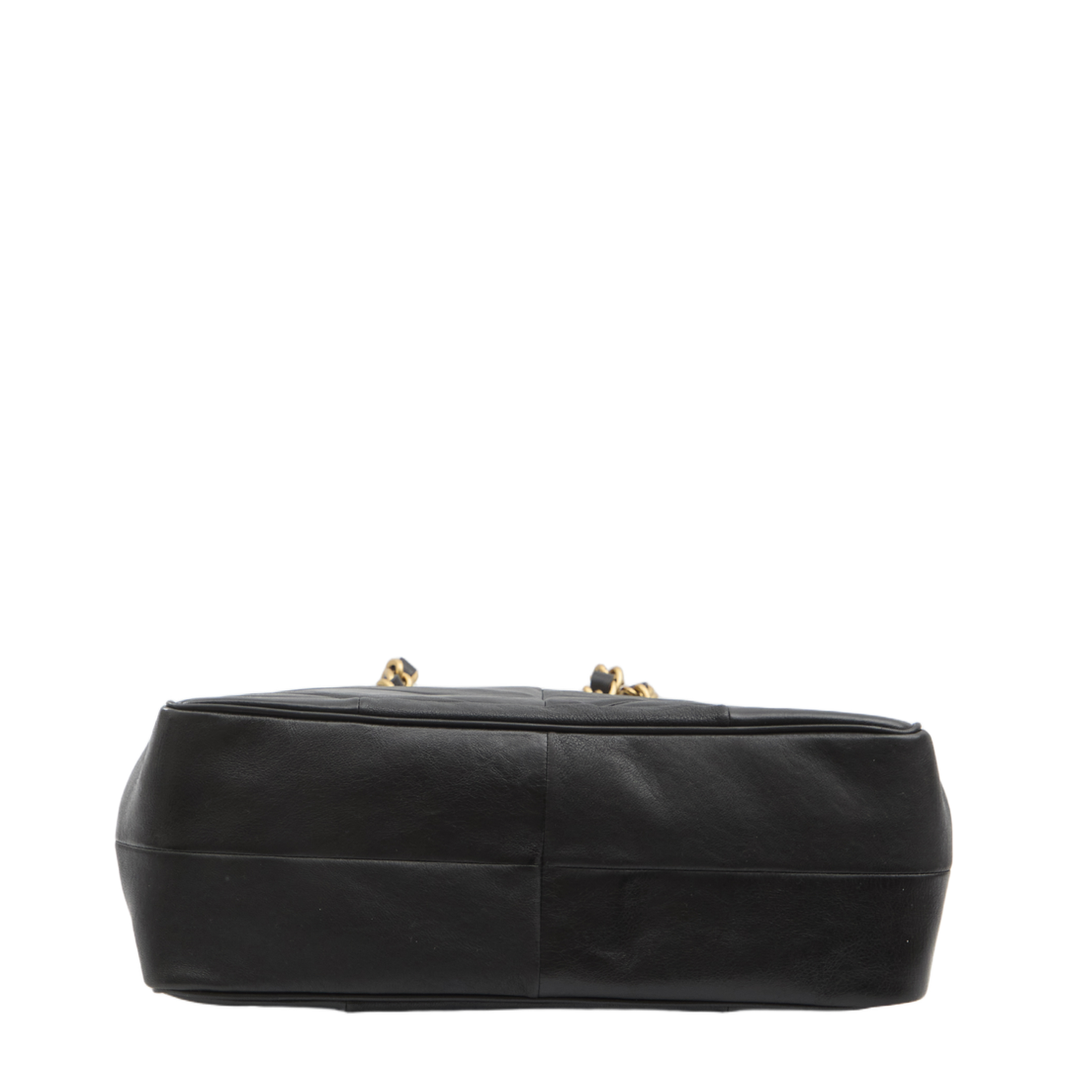 Laseine Medium Nappa Leather Shopping Bag - Black
