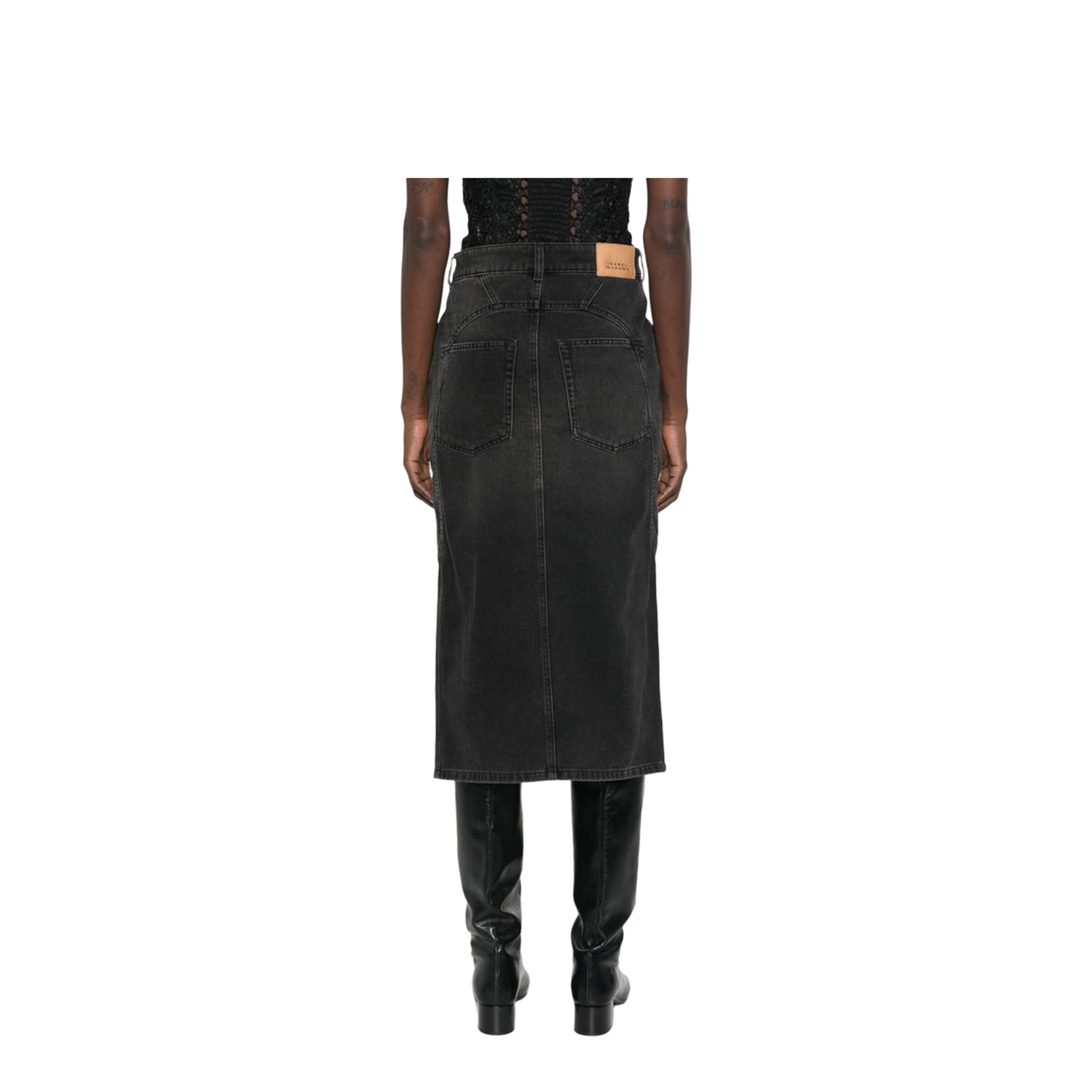 Britt Denim Midi Skirt