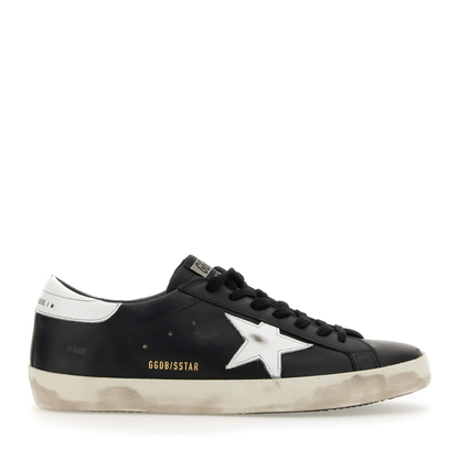 Super-Star Black White Leather