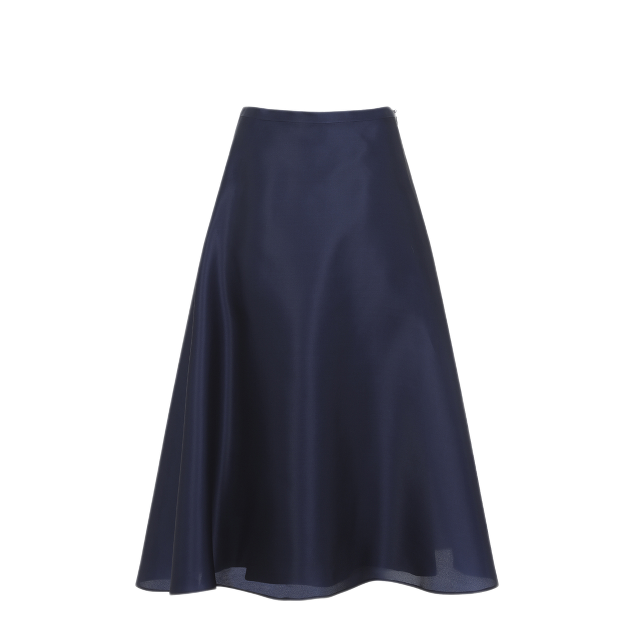 MAYFEYR - ALBERTA FERRETTI - Blue Silk Midi Skirt - A010716190290