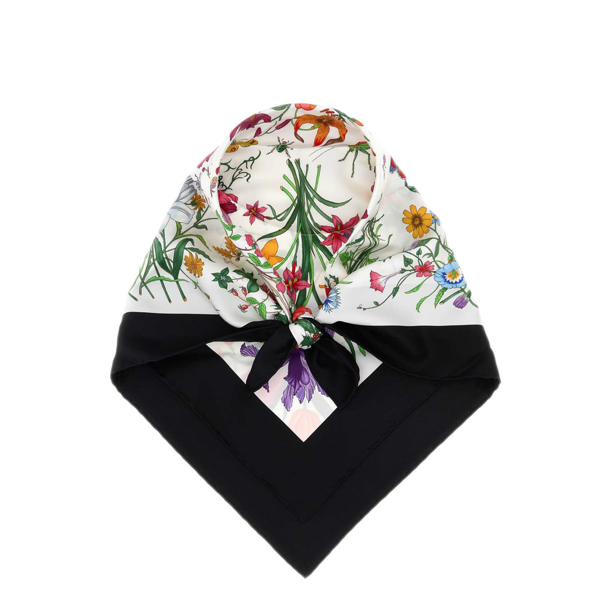 MAYFEYR - Gucci - Hb Miss Flora Silk Foulard - 8627323GAQR9060
