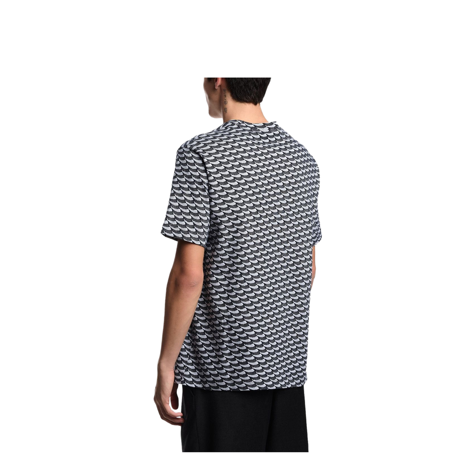 Icon Jacquard Jersey Jumper with Op-Art Motif