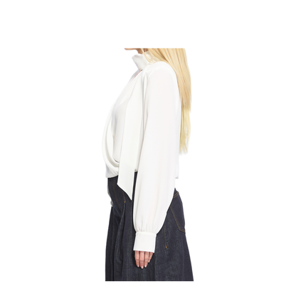 MAYFEYR - Federica Tosi - Wrap Blouse With Scarf - 4110341201