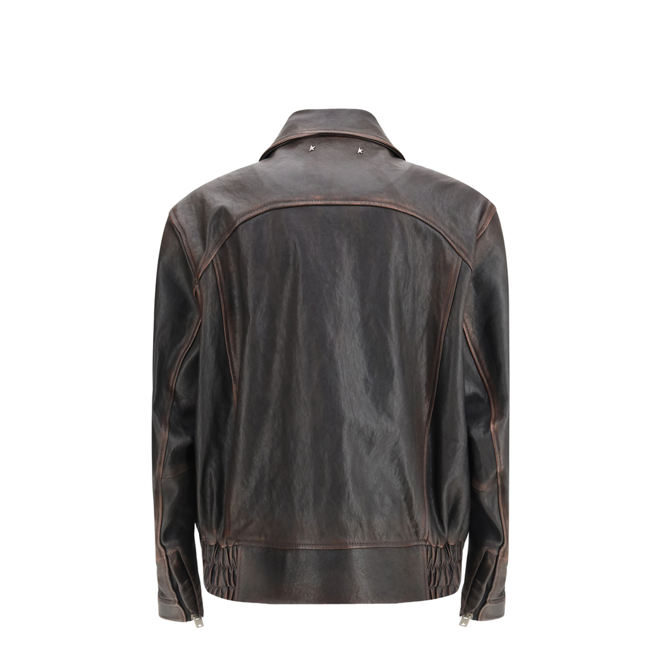 MAYFEYR - Golden Goose - Nappa Leather Bomber Jacket - GMP02531P002301