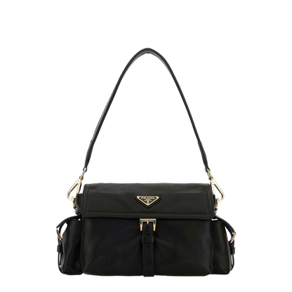 MAYFEYR - Prada - Black Nappa Leather Explore Shoulder Bag - 1BD394VNOO2DX8F0002