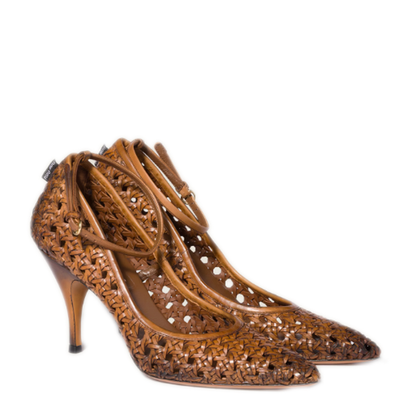 MAYFEYR - Miu Miu - Decollete Pumps 36 5 Cognac - 5I654EFA0853ZN7F0046