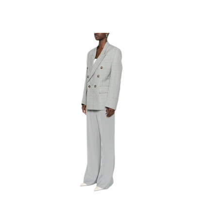 MAYFEYR - Victoria Beckham - Check Wool Double-Breasted Tailored Jacket - 1126WJK006911B9640