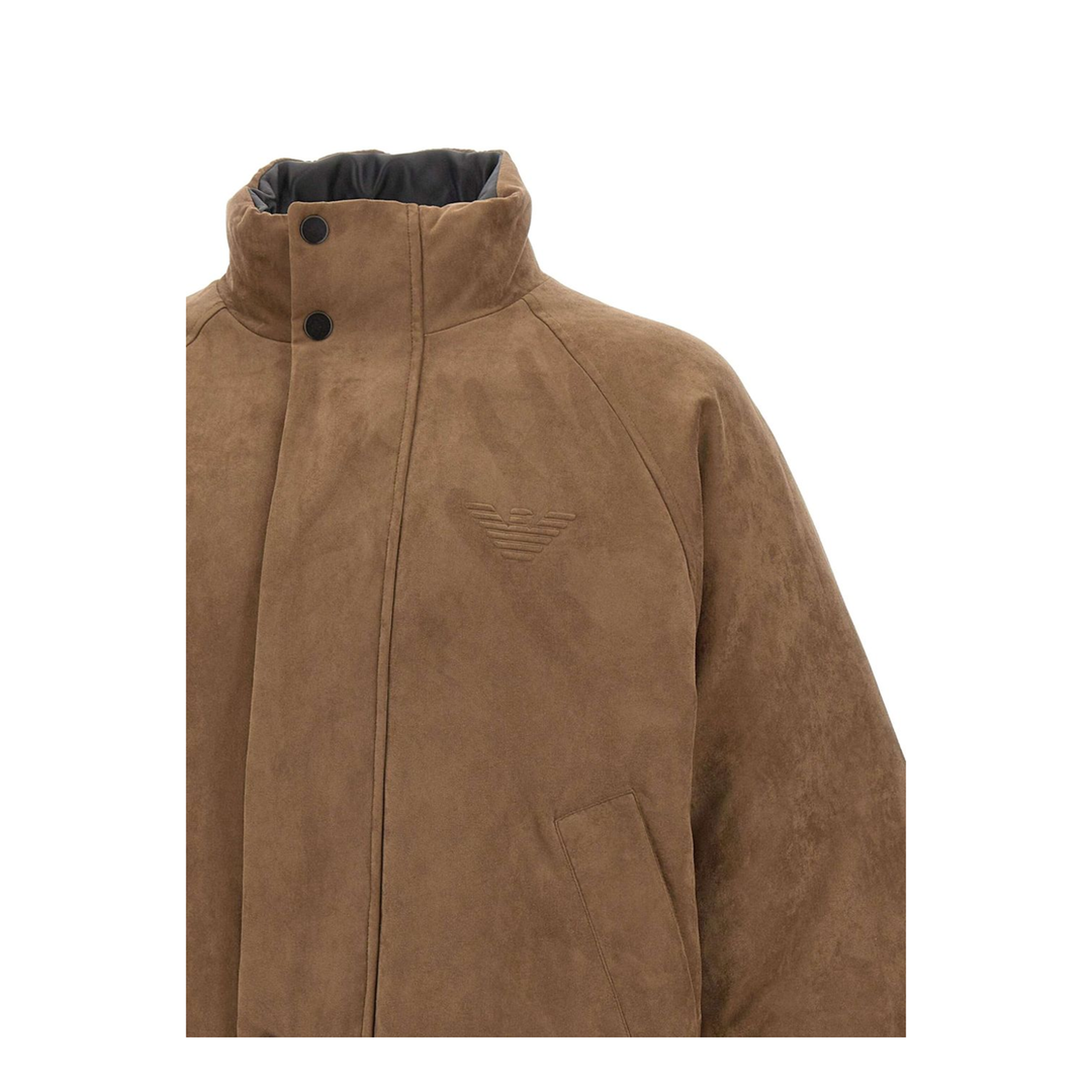 Reversible Thick Long Sleeve Stand Collar Casual Cotton Jacket