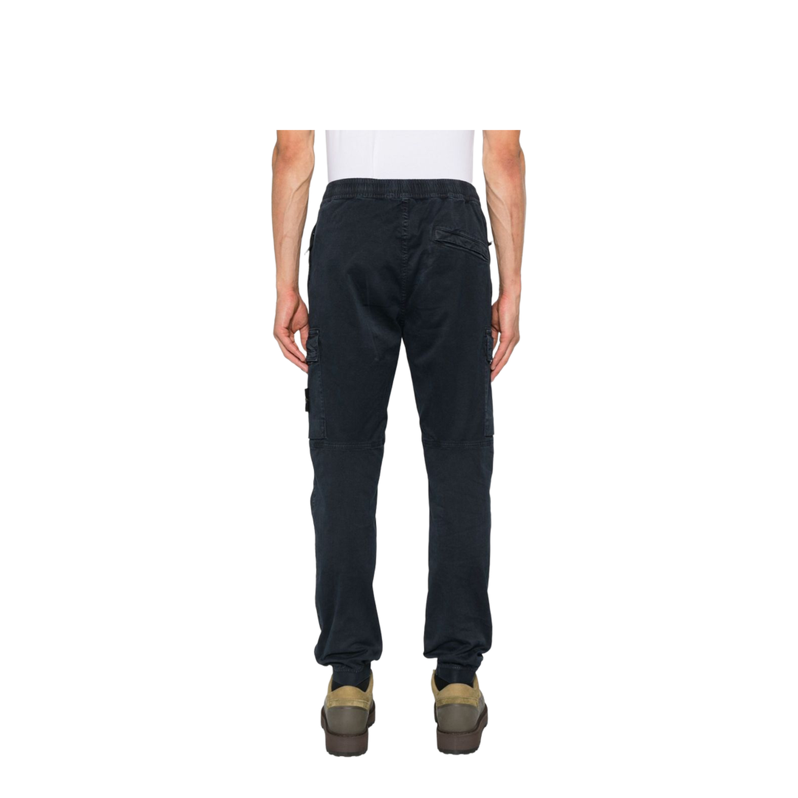 Cargo Trousers in Stretch Organic Broken Twill Cotton