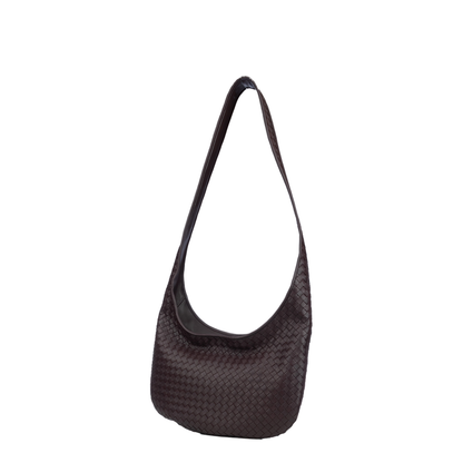 Veneto Medium Lambskin Shoulder Bags - Brown