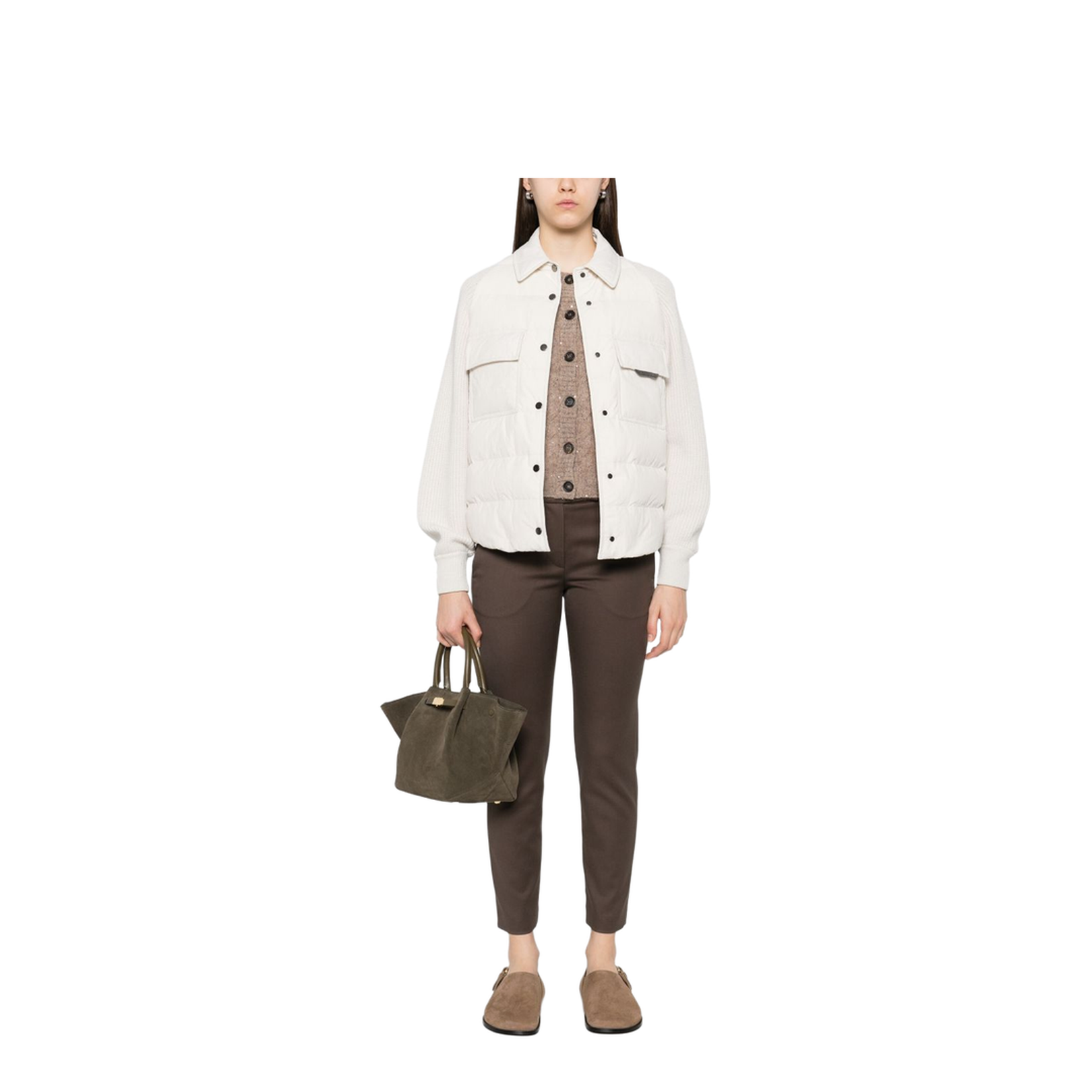 Two-Material Down Jacket