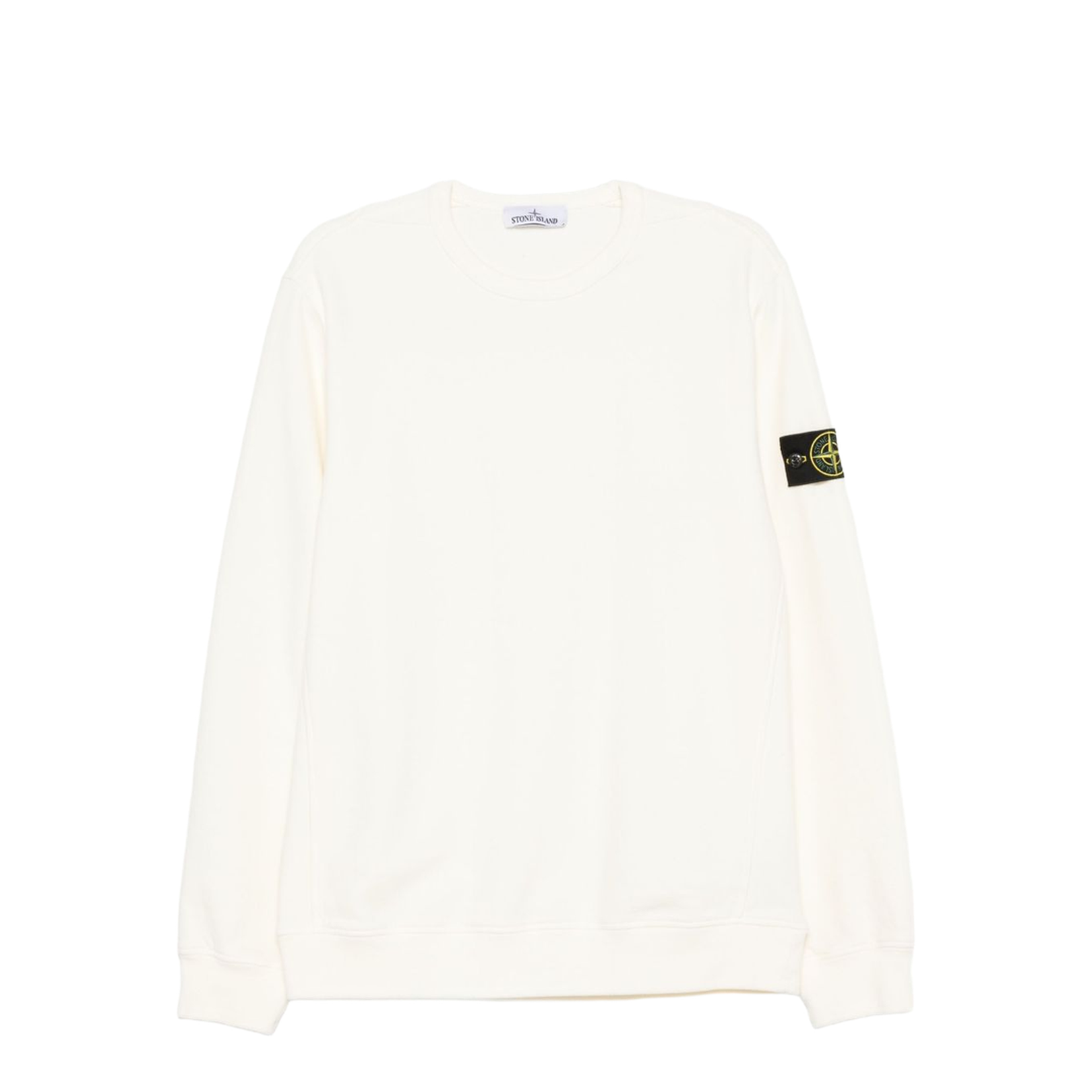 Brushed Organic Cotton Fleece Crewneck Sweatshirt