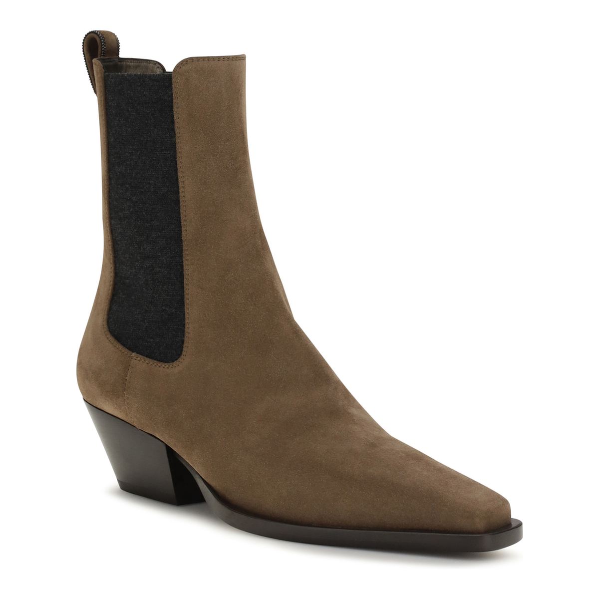 Suede Texan Ankle Boots