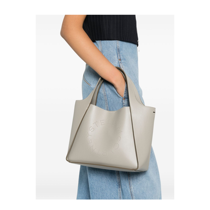 Logo Top Handle Crossbody Tote Bag - Moss