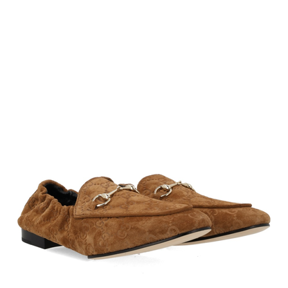Jordaan Loafer in Brown GG Suede