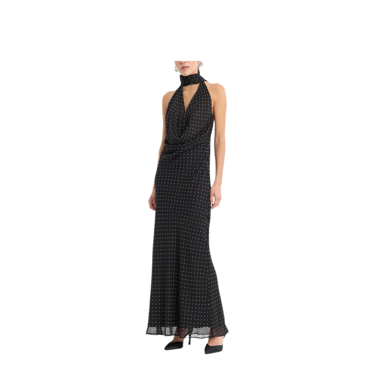MAYFEYR - Rotate - Chiffon Dress Halter Neck - 1169881000