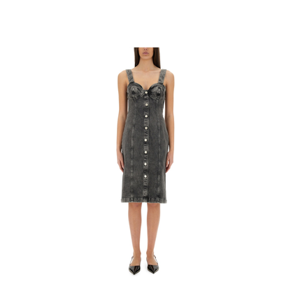 MAYFEYR -  - Denim Midi Dress - 045732191508