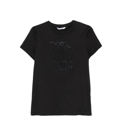 Logo Cotton T-Shirt in Black