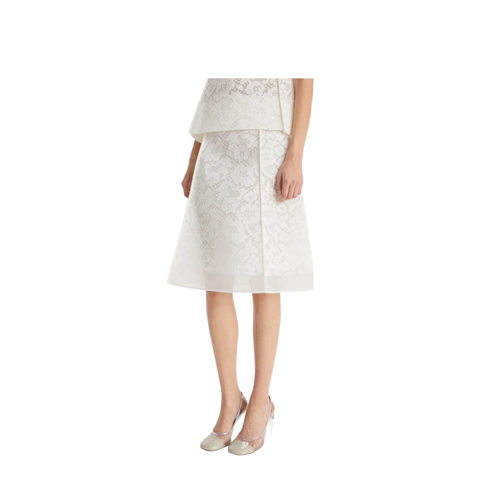 White Lace Skirt