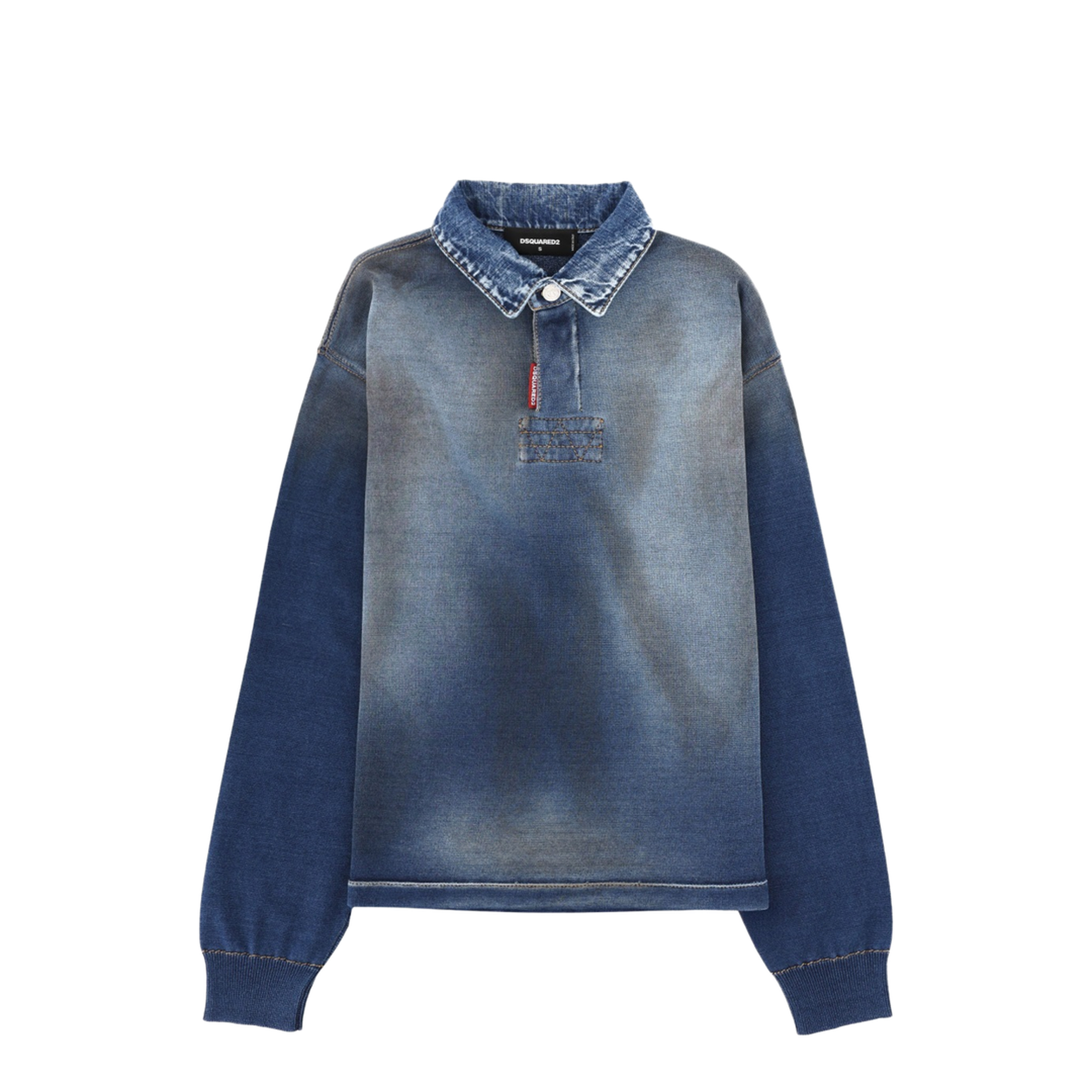 MAYFEYR - Dsquared2 - Polo Shirt With Denim Effect - S74HA1611D13192470