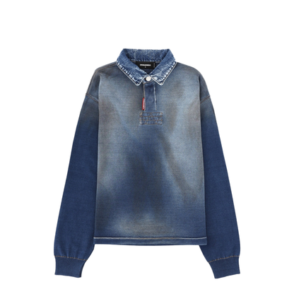 MAYFEYR - Dsquared2 - Polo Shirt With Denim Effect - S74HA1611D13192470