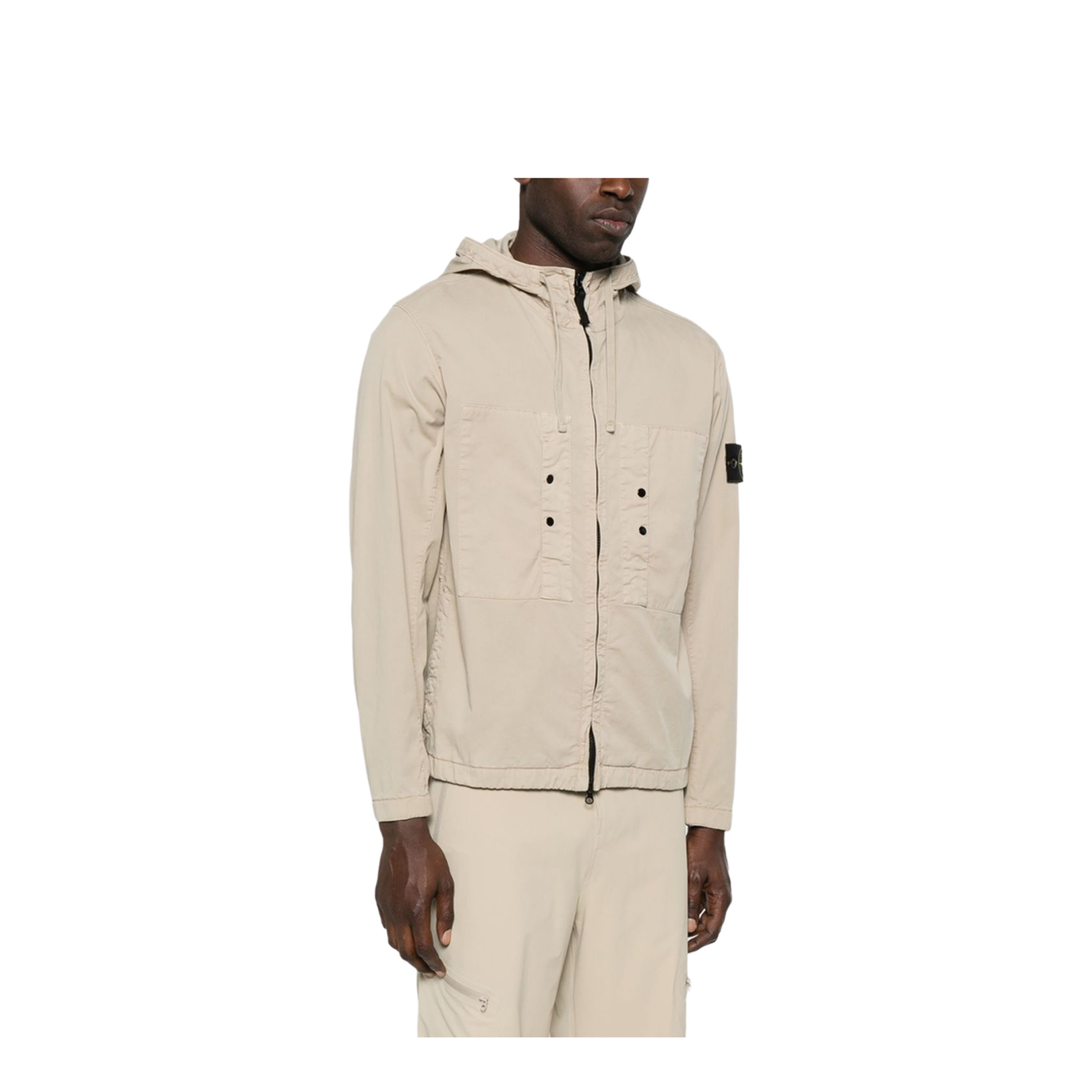Hooded Jacket made from Stretch Supima Cotton Twill