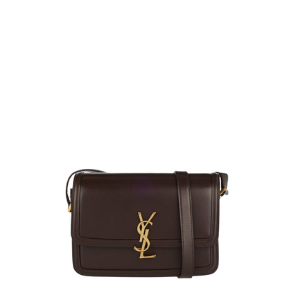 Chocolate Brown Messenger Bag
