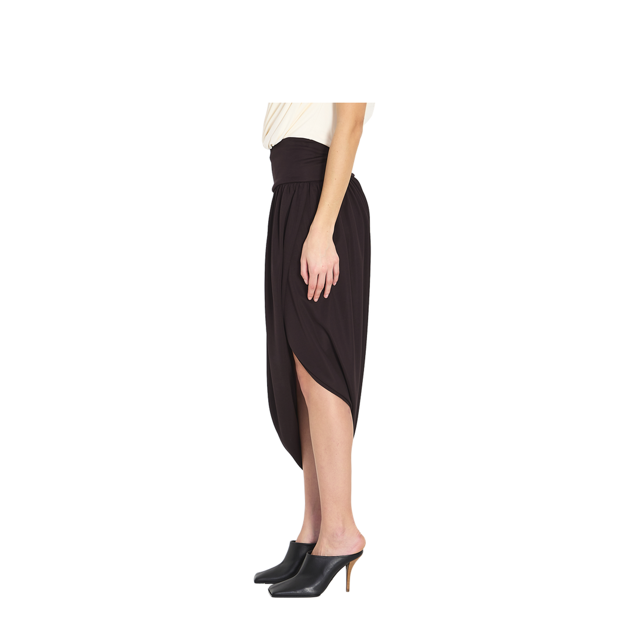 Twisted Midi Skirt