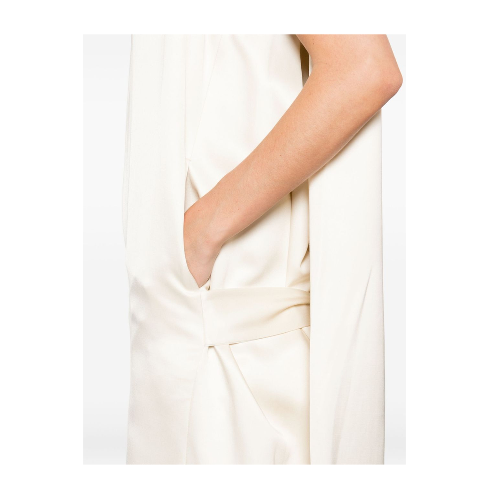 Cocoon Scarf Dress Black