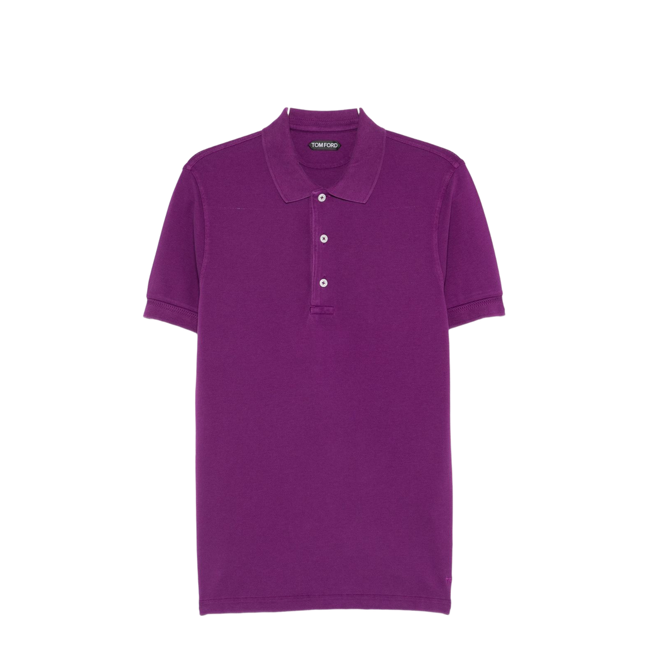 Cotton Blend Polo Shirt