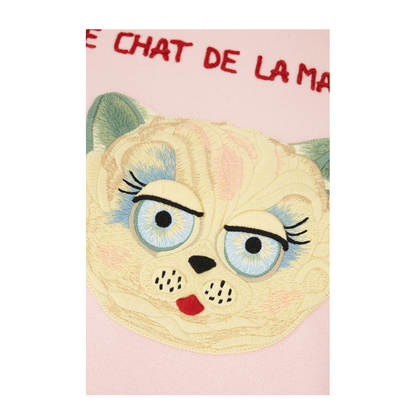 Pink Stretch Cotton Sweatshirt