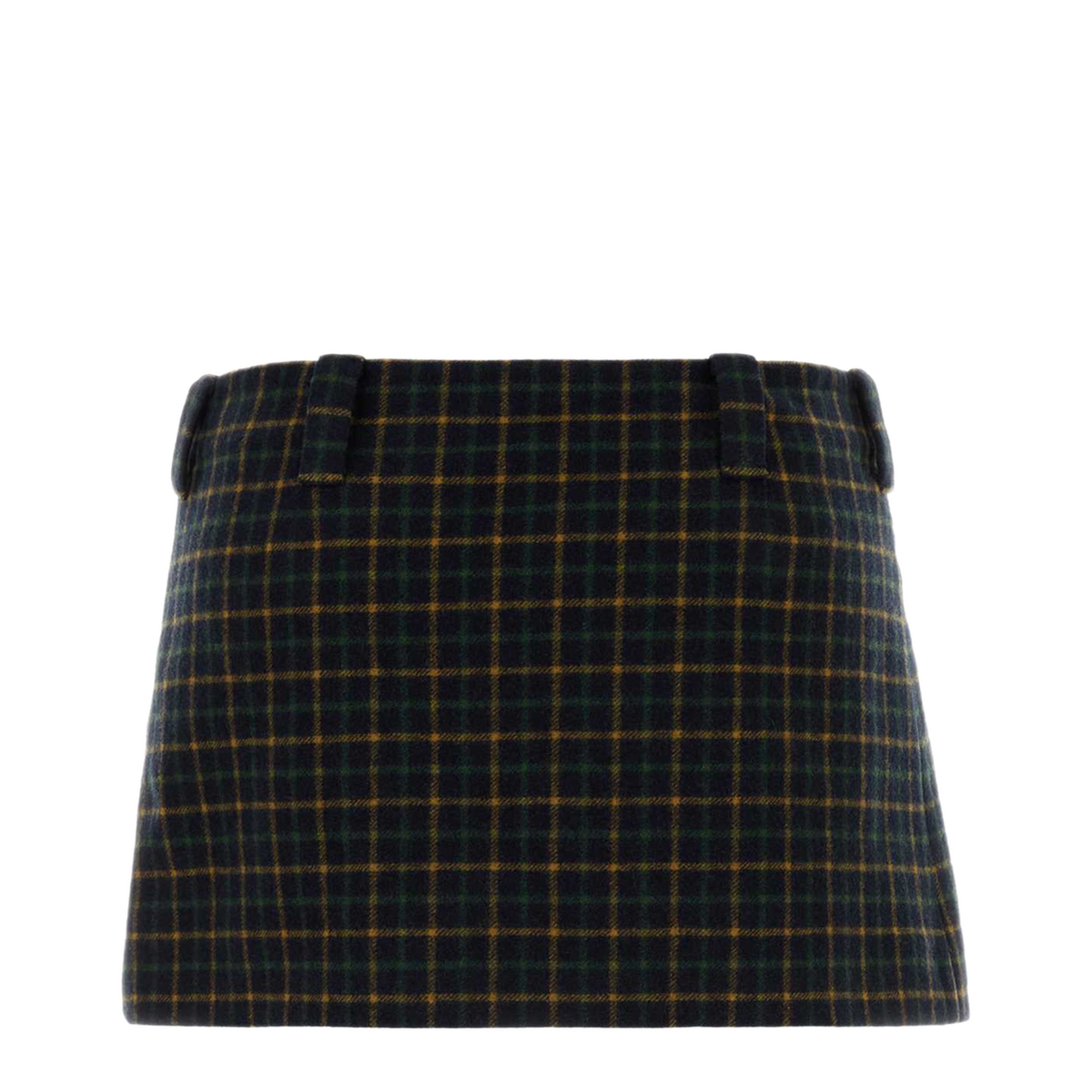 MAYFEYR - Miu Miu - Embroidered Flannel Mini Skirt - MG2749SOOO19CSF0S8N
