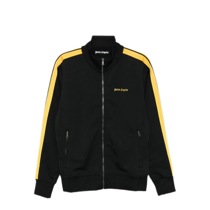 MAYFEYR - Palm Angels - Classic Logo Color Track Jacket Black - Yellow - PMBD058F25FAB0011018