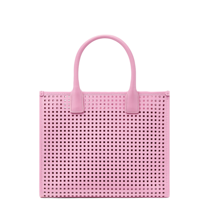 Tote Bag La Medusa Laser-Cut Pink