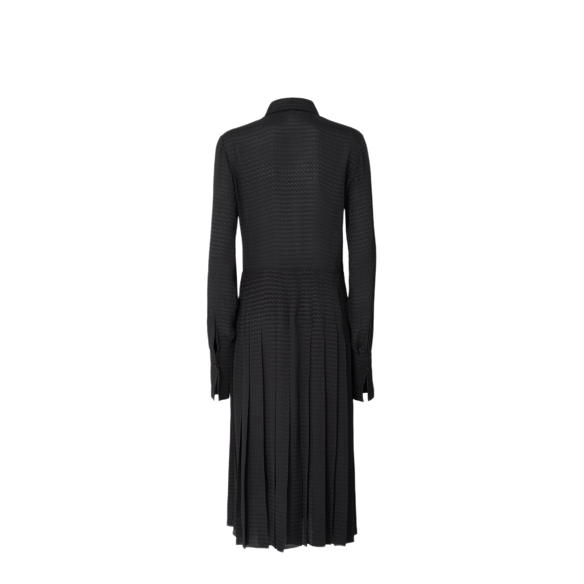 Long Jacquard Silk Dress