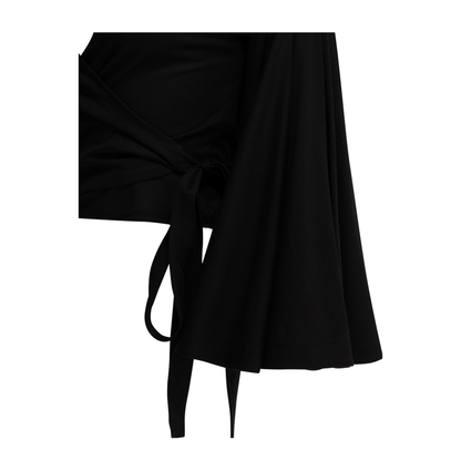 MAYFEYR - Jacquemus - Casual Wrap-Around Top - TOW00905AJ00254BLACK