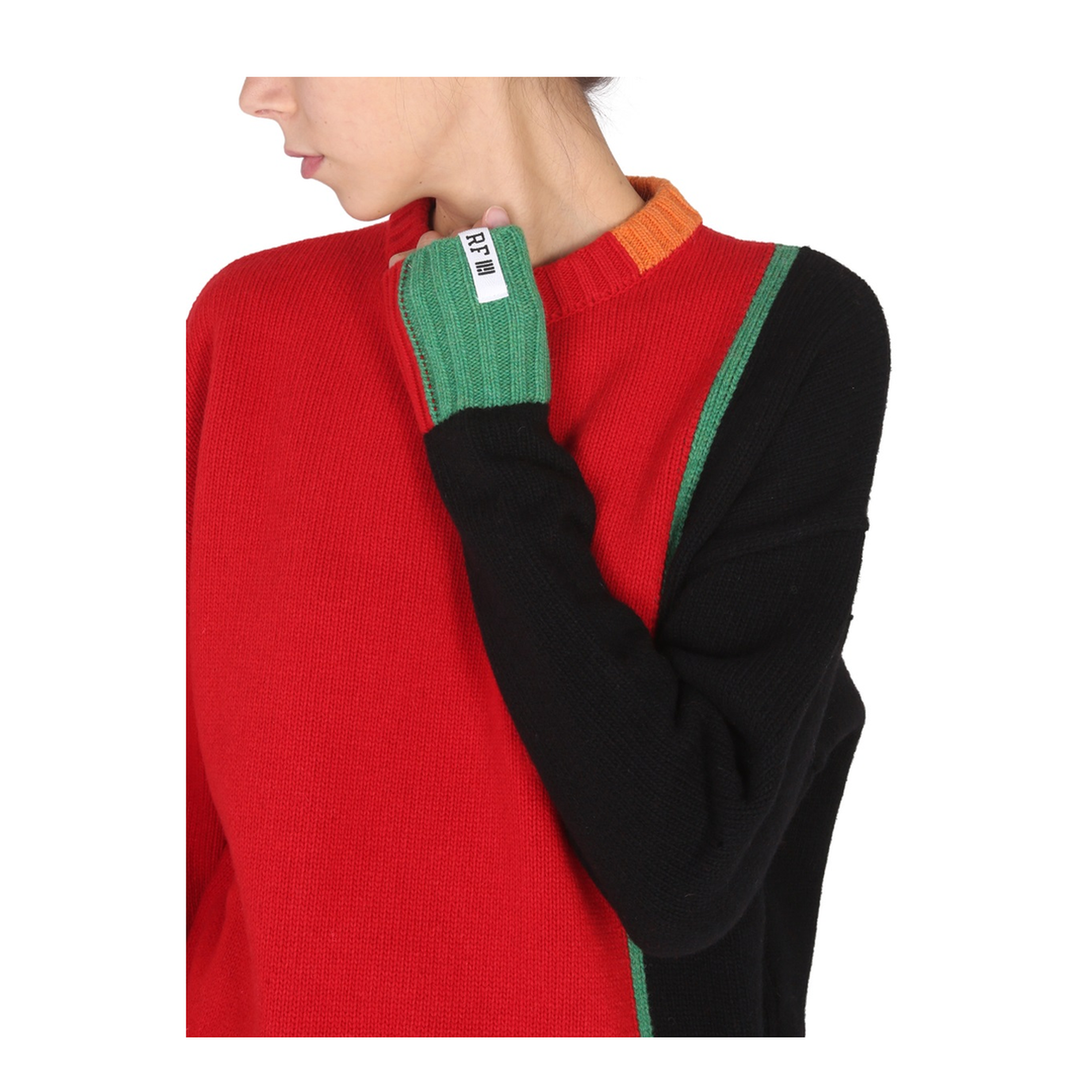 MAYFEYR - RIGHT FOR - Multicolor Mesh Sweater - A2202WOPA993040