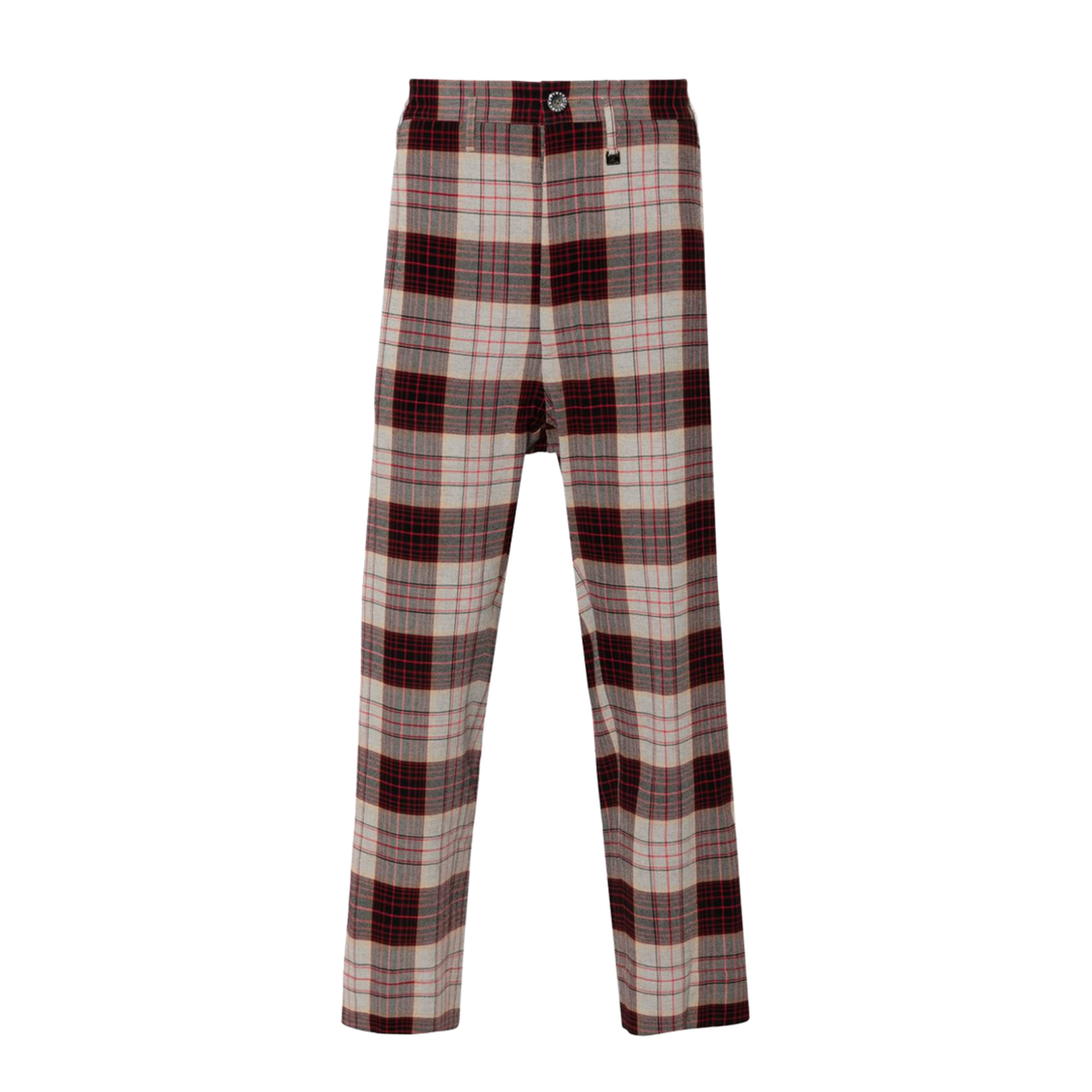 Red Check Pattern Trousers