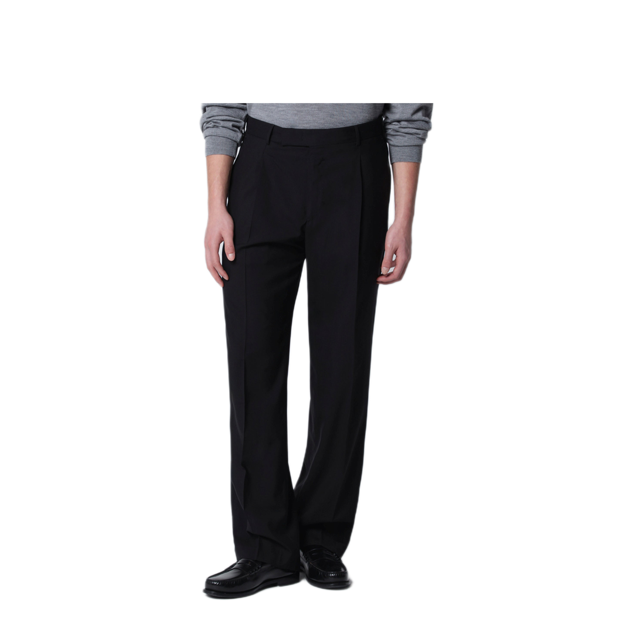 MAYFEYR - PT Torino - Black Wool Trousers - COASX5ZA0FWDZI560990
