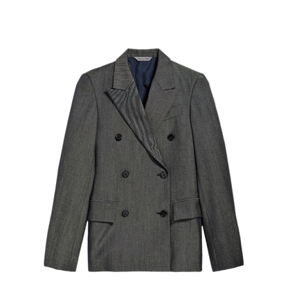 MAYFEYR - Balenciaga - Double-Breasted Tailored Jacket In Wool Twill In Denim Look - 872296TUT444100
