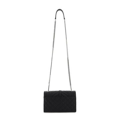 Black Leather Shoulder Bag